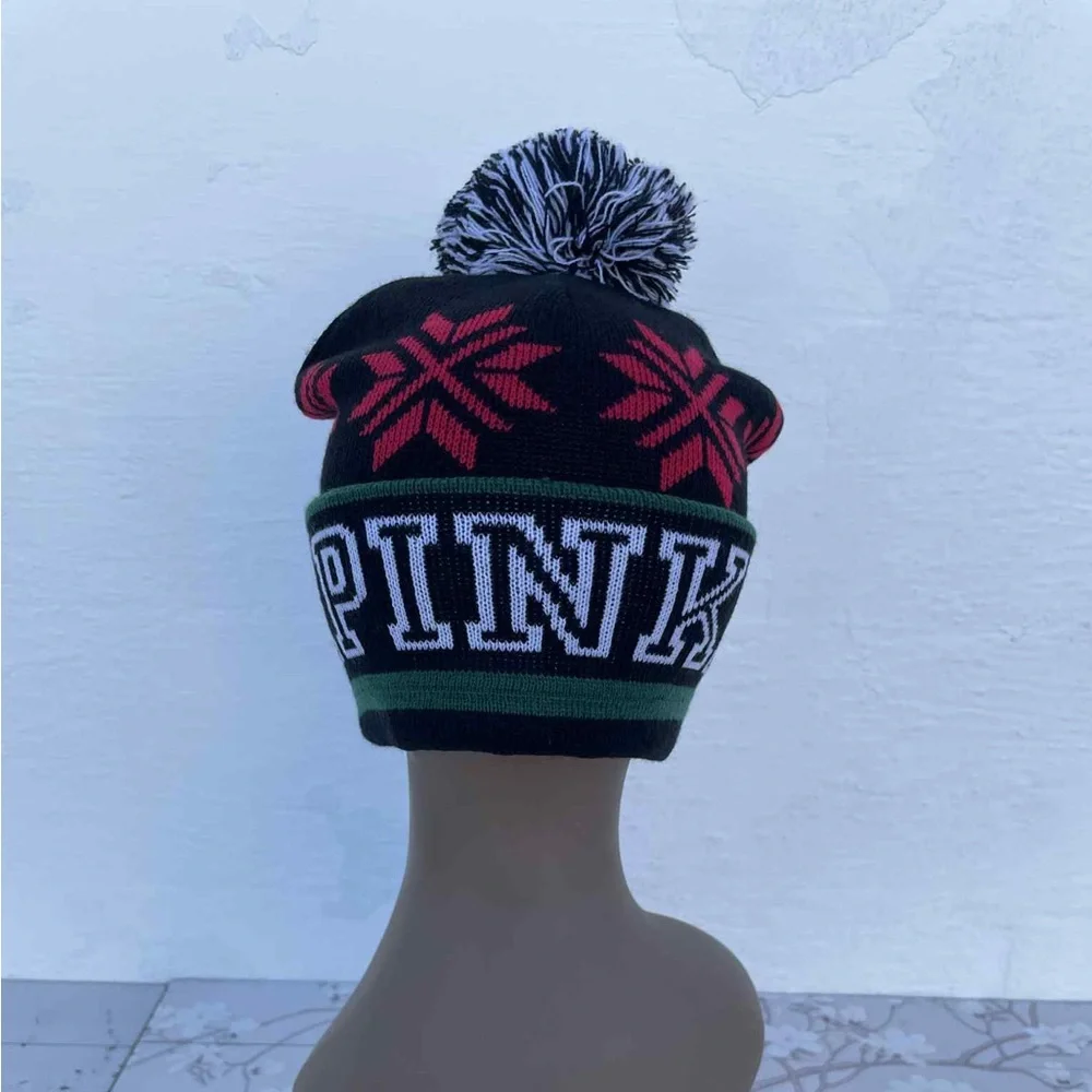 PINK Victoria's Secret Beanie with Pom Pom